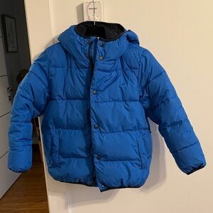 Crewcuts Blue Kids Puffer Jacket Size M